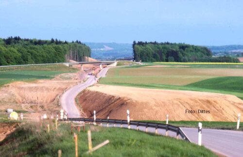 Schnellbahntrasse bei Bretten